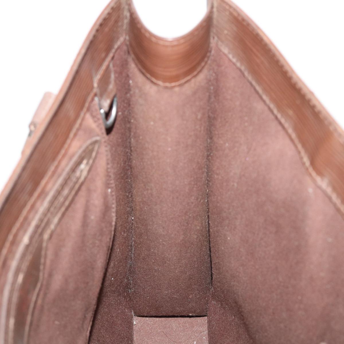 Louis Vuitton Brown Leather Sac plat handbag bag