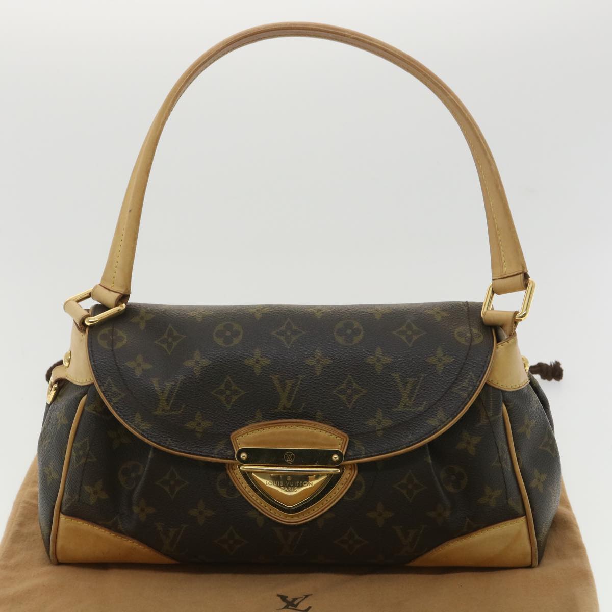 Louis Vuitton Brown Canvas Beverly shoulder bag