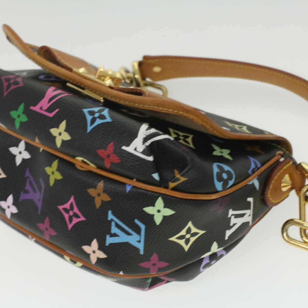 Louis Vuitton Black Canvas Patti shoulder bag