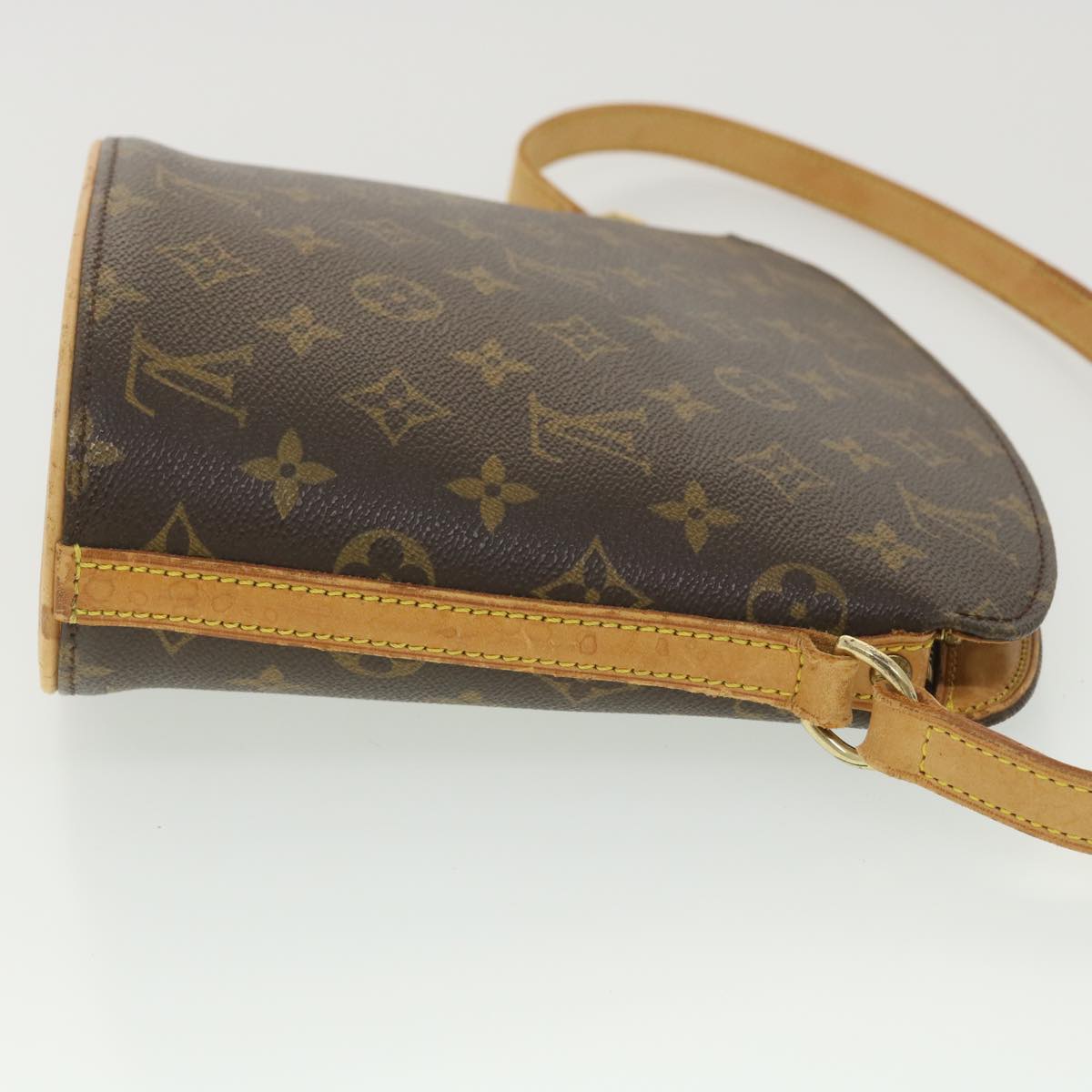 Louis Vuitton Brown Canvas Drouot shoulder bag
