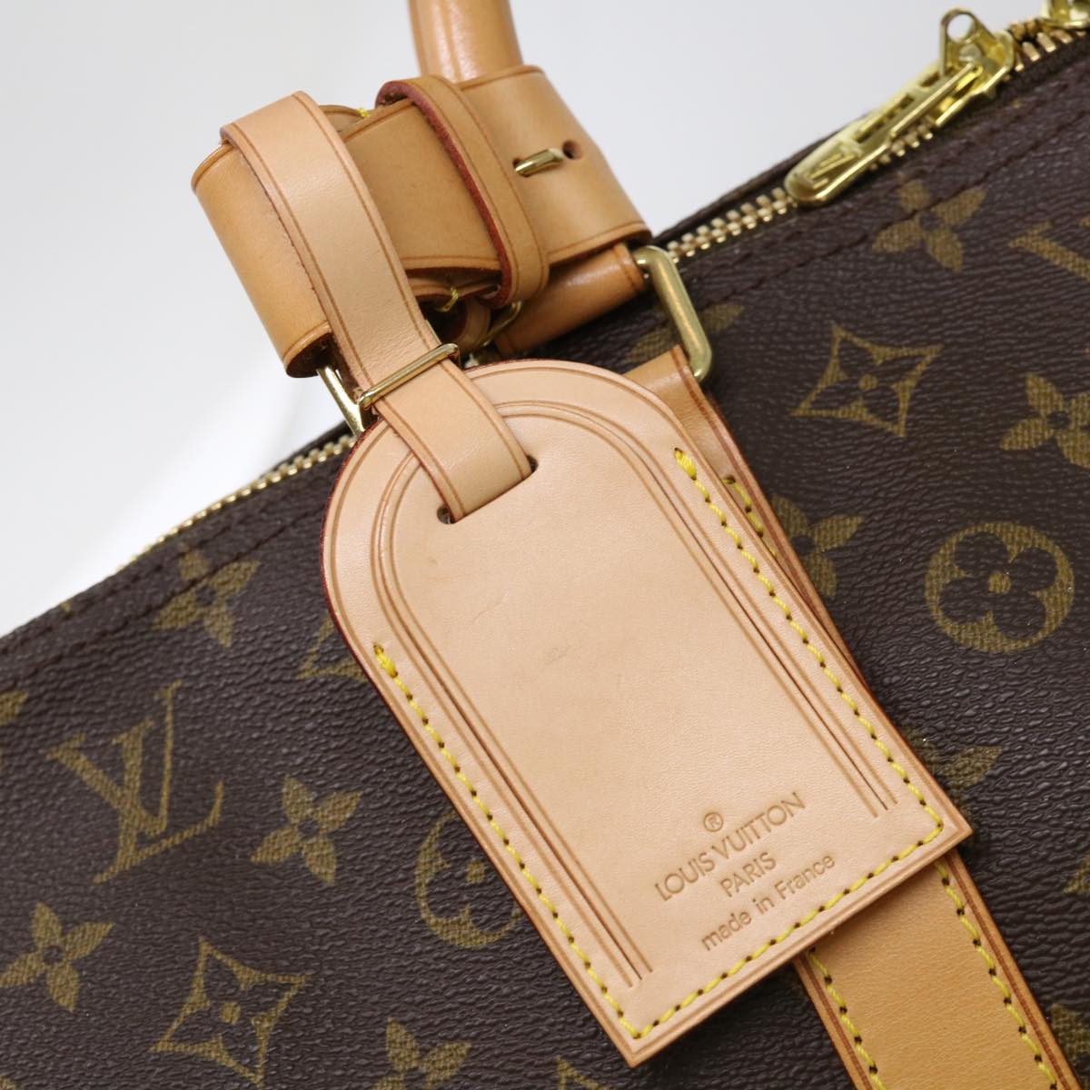Louis Vuitton Brown Canvas Keepall 60 travel bag
