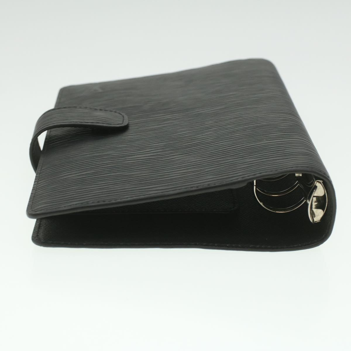 Louis Vuitton Black Leather Agenda cover wallet accessories