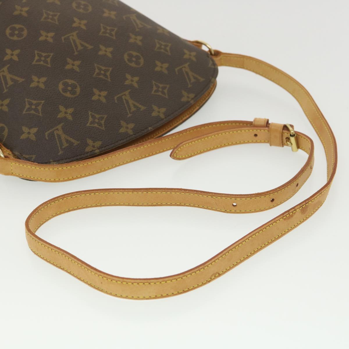 Louis Vuitton Brown Canvas Drouot shoulder bag