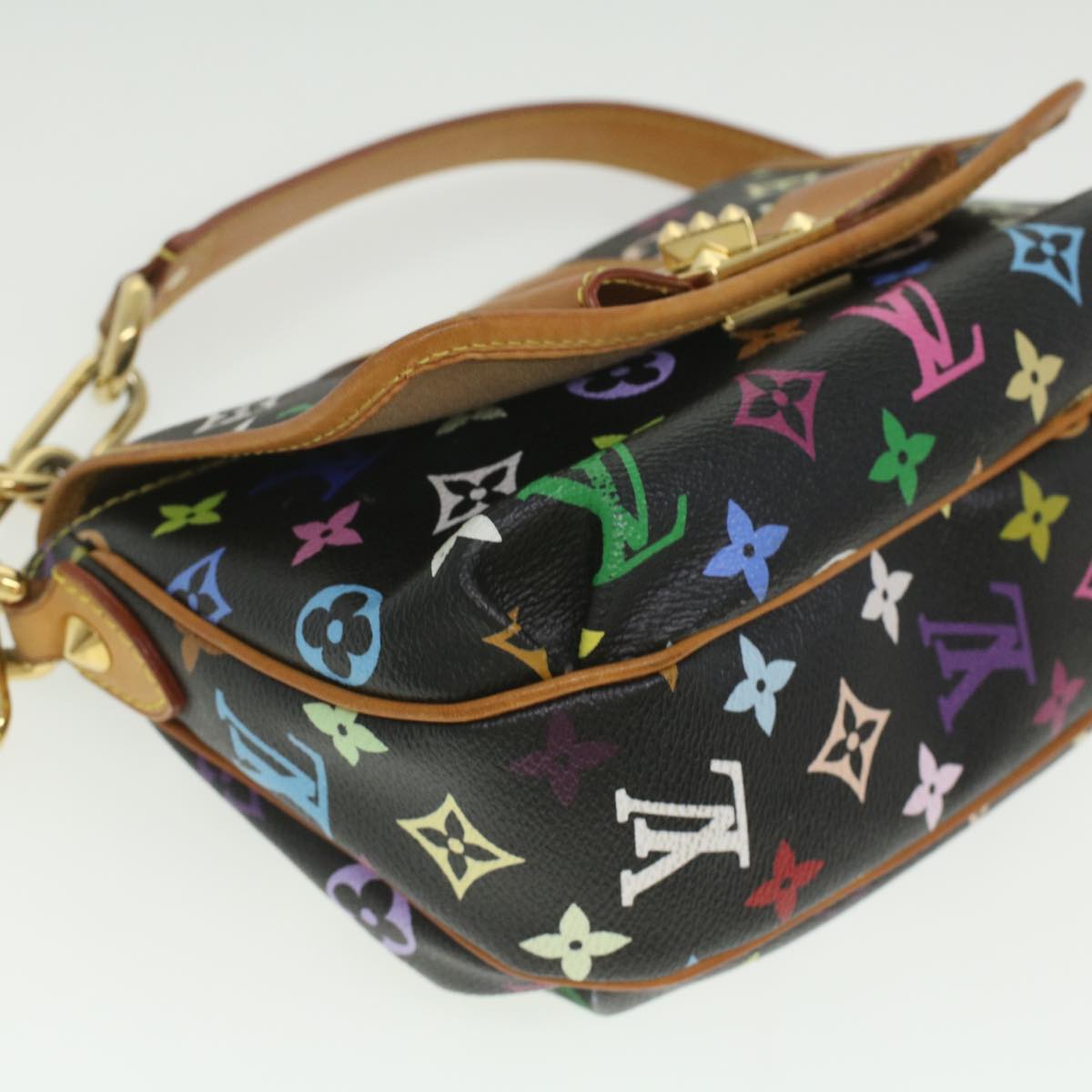 Louis Vuitton Black Canvas Patti shoulder bag