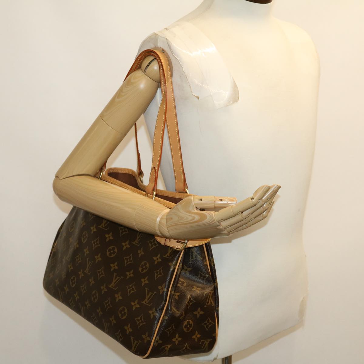 Louis Vuitton Brown Canvas Batignolles Horizontal tote bag