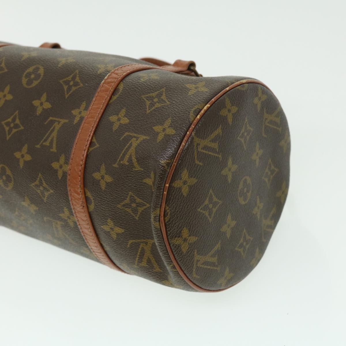 Louis Vuitton Brown Canvas Papillon 30 handbag bag