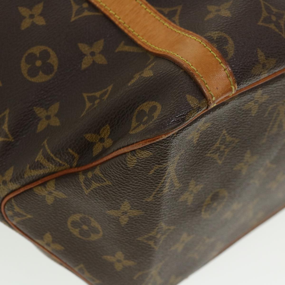 Louis Vuitton Brown Canvas SAC SHOPPING shoulder bag