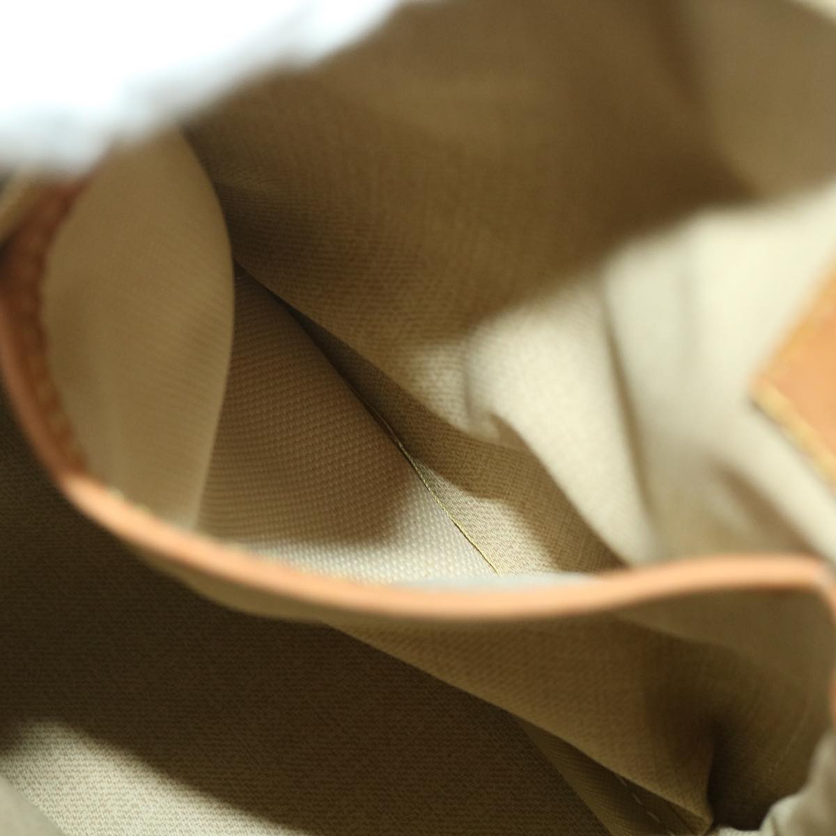 Louis Vuitton Brown Canvas Trouville handbag bag
