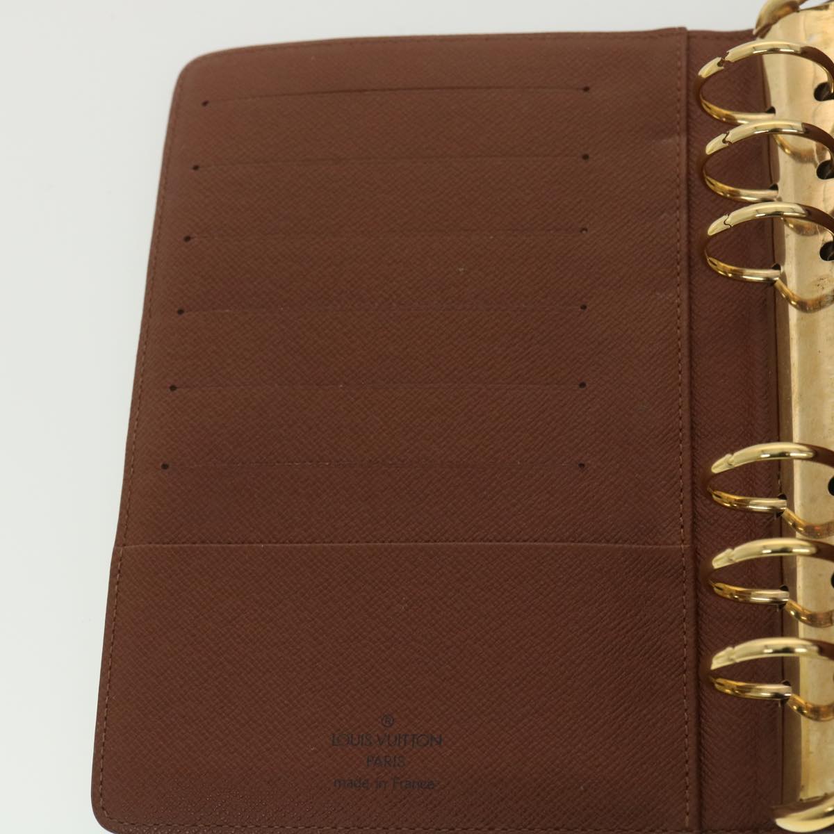 Louis Vuitton Brown Canvas Agenda cover wallet accessories