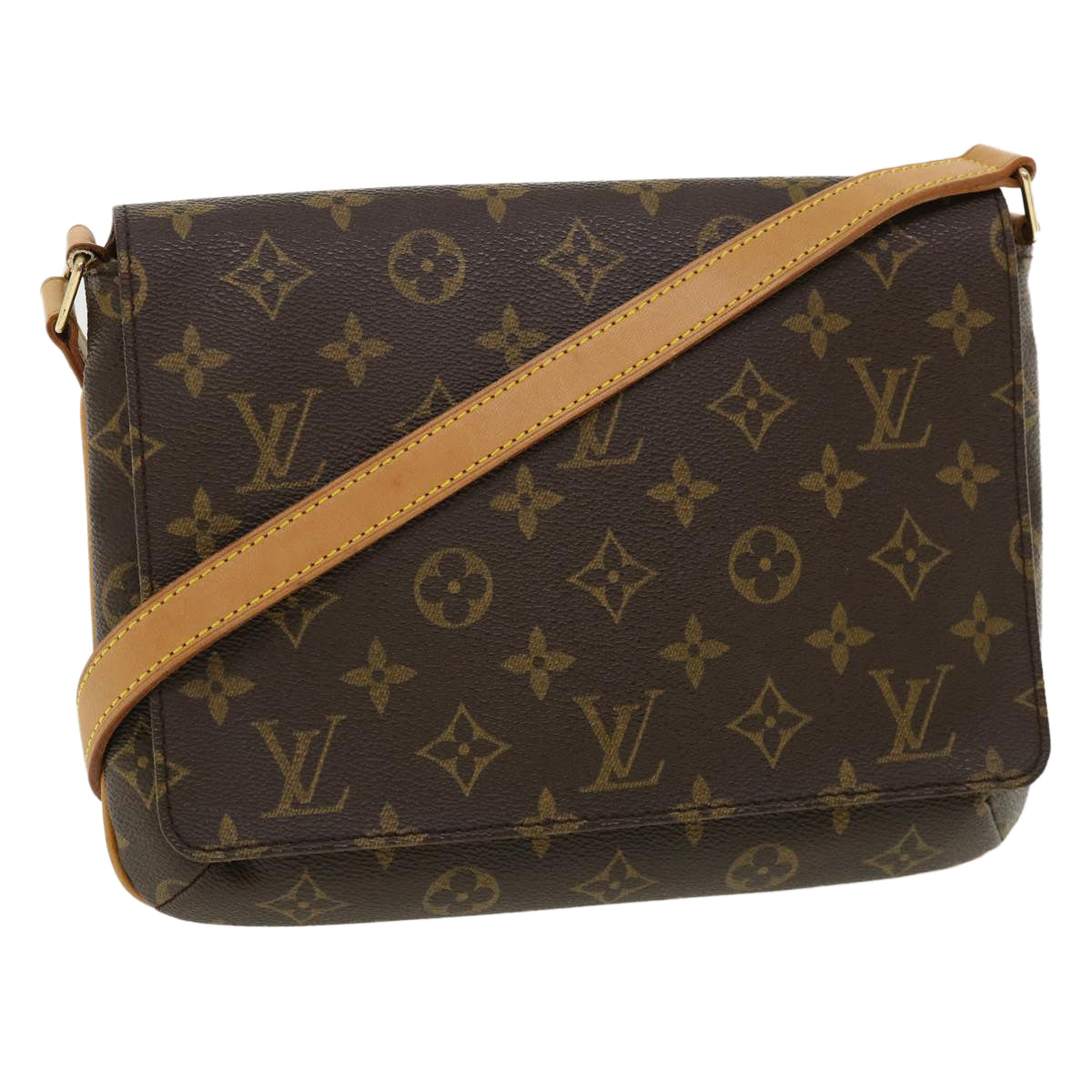 Louis Vuitton Brown Canvas Musette Tango shoulder bag