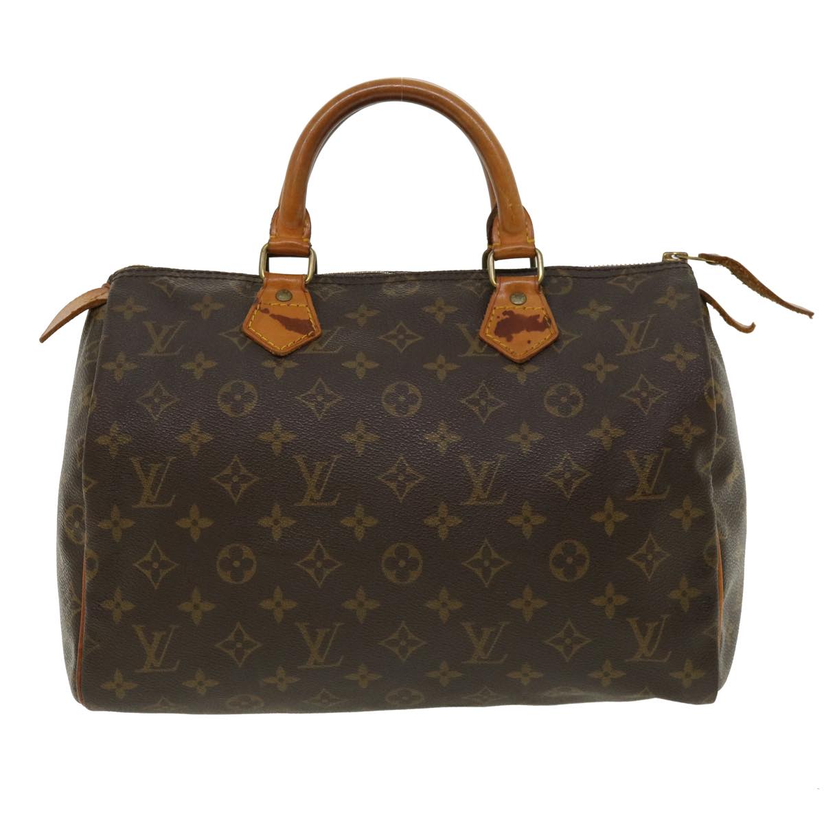 Louis Vuitton Brown Canvas Speedy 30 handbag bag