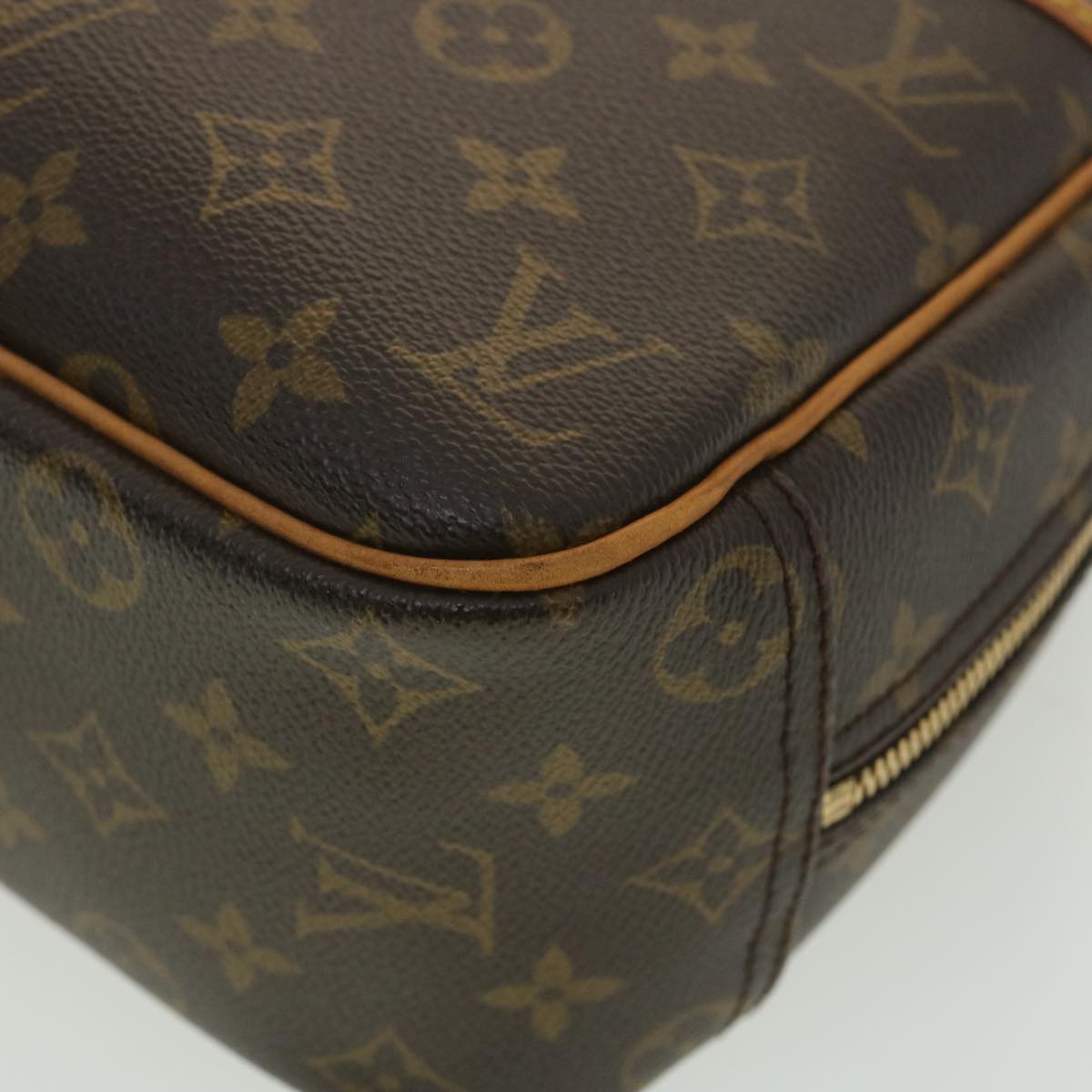 Louis Vuitton Brown Canvas Trouville handbag bag