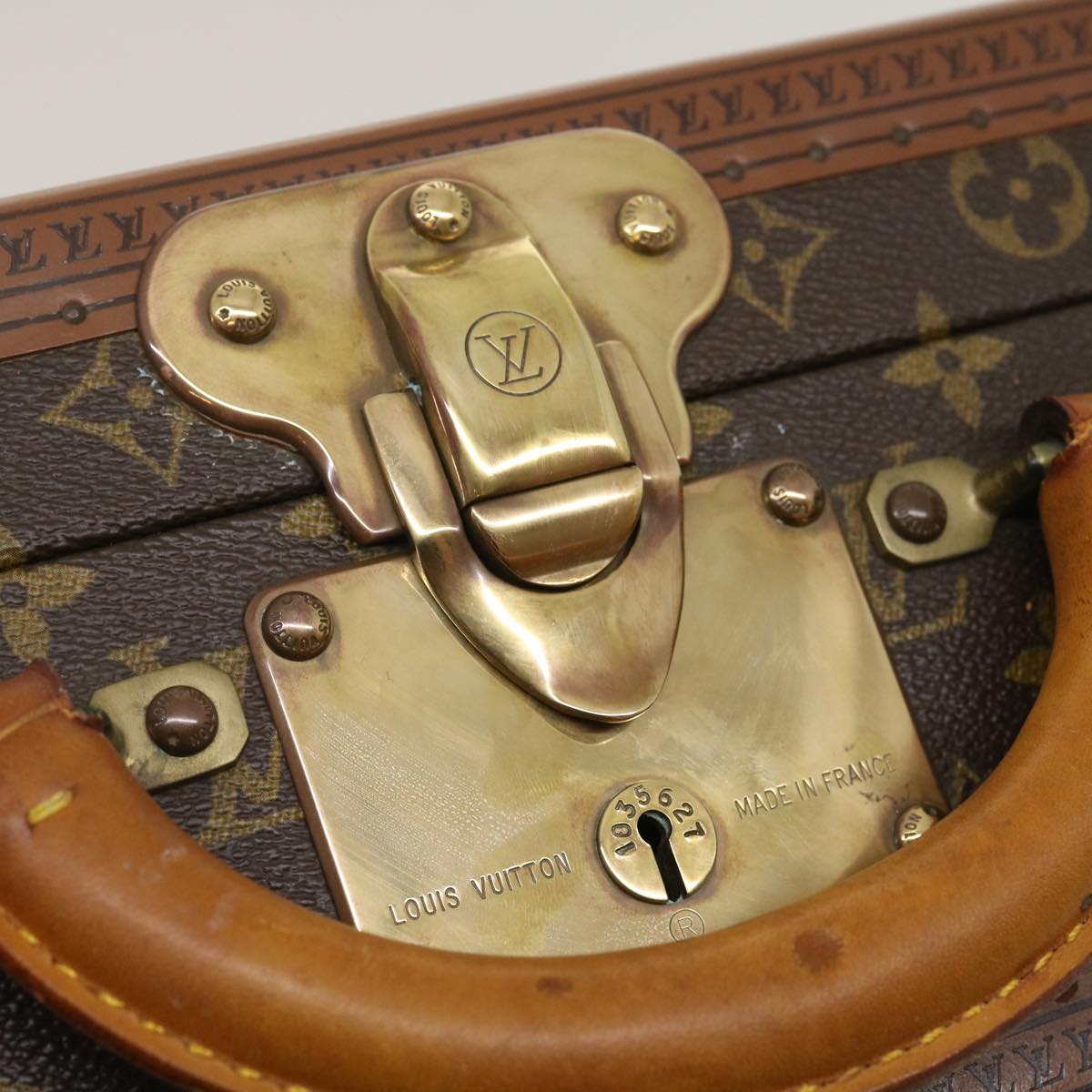 Louis Vuitton Brown Canvas Cotteville 40 travel bag