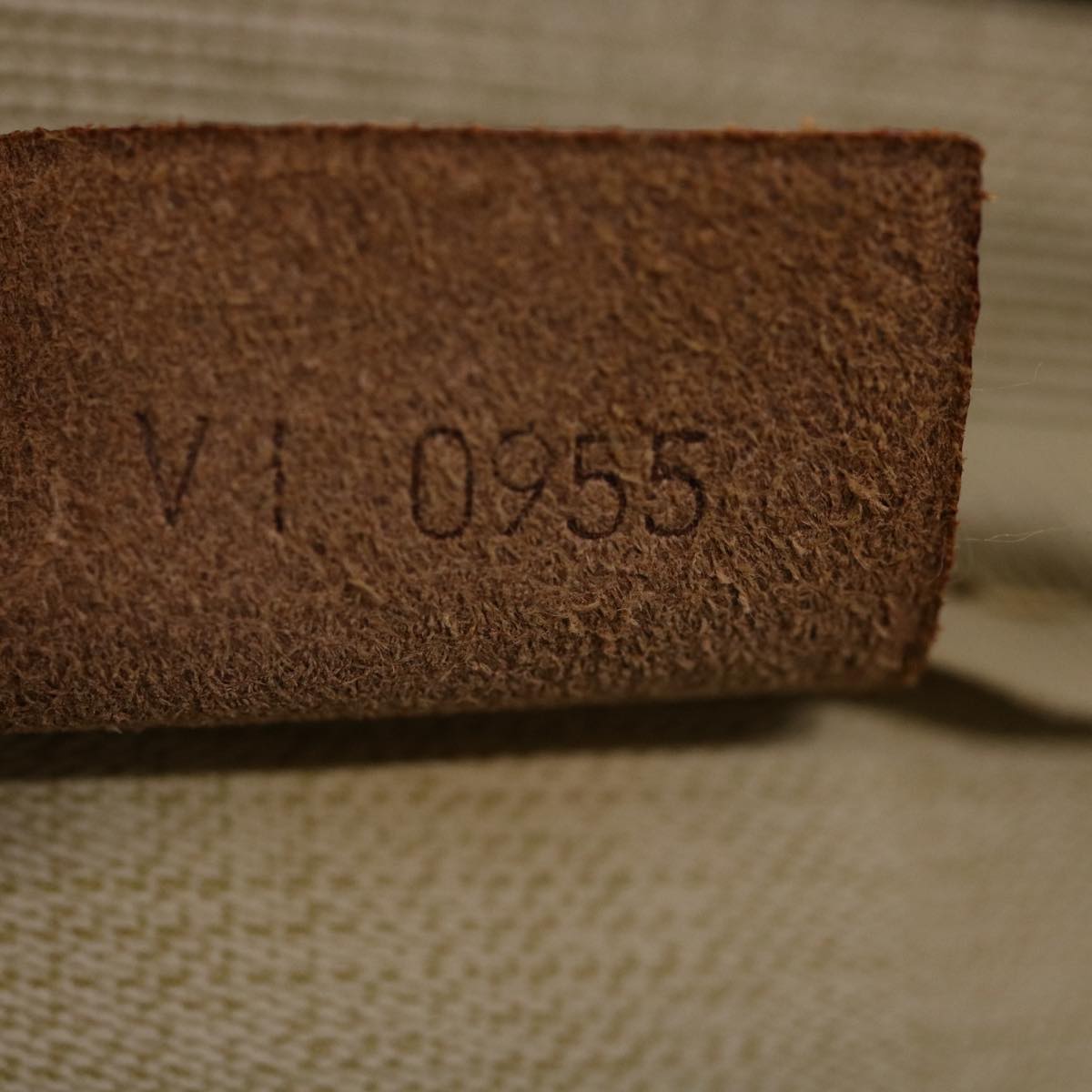 Louis Vuitton Brown Canvas Deauville handbag bag