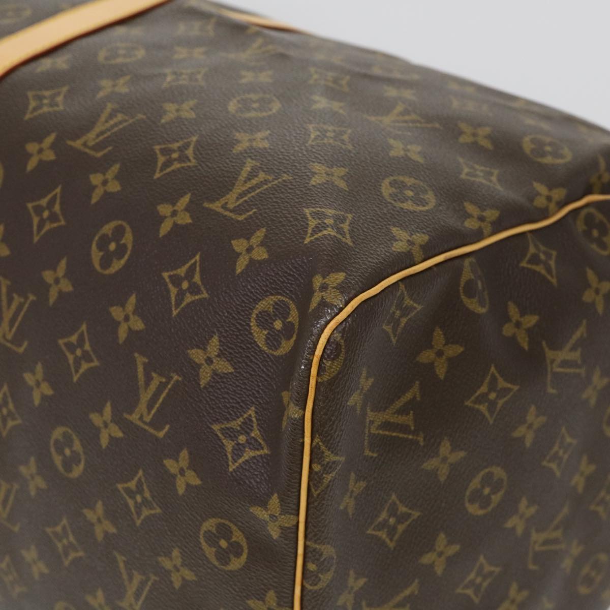 Louis Vuitton Brown Canvas Keepall 60 travel bag