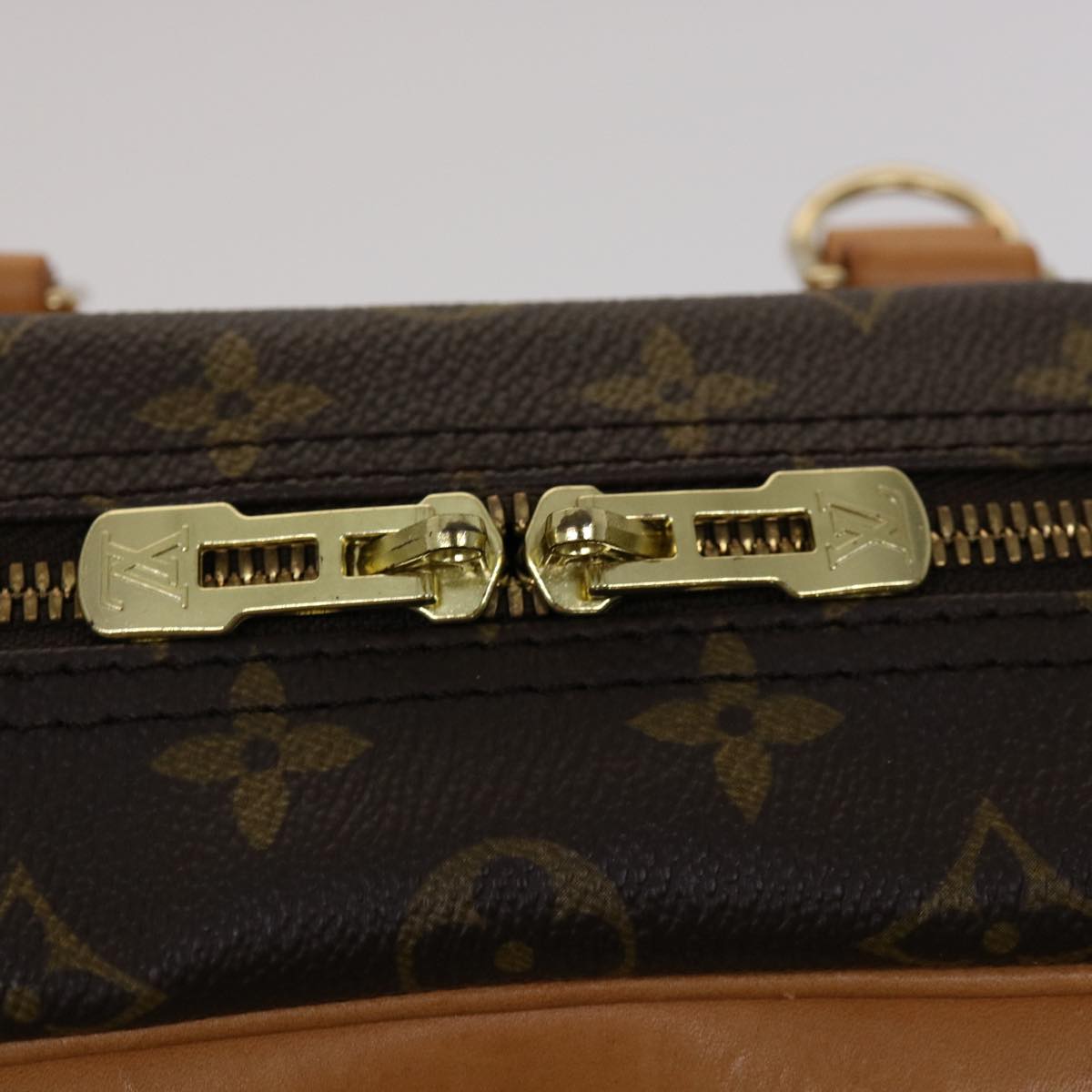 Louis Vuitton Brown Canvas Deauville handbag bag