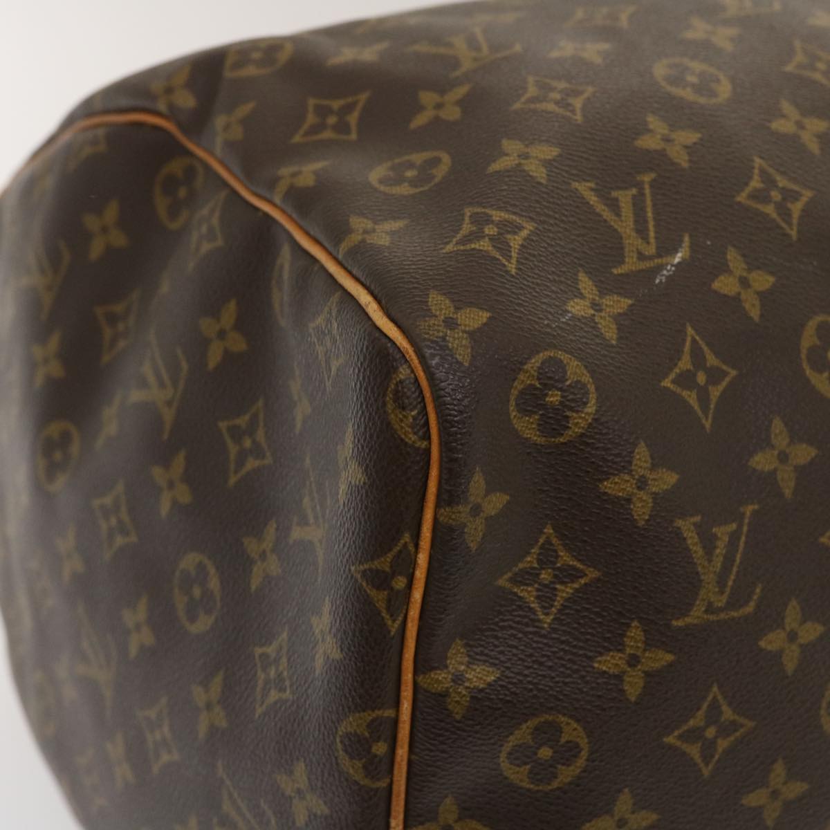Louis Vuitton Brown Canvas Keepall 60 travel bag