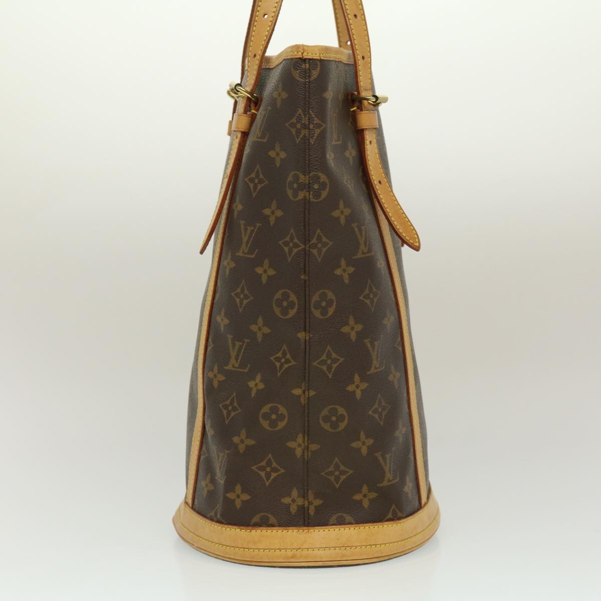 Louis Vuitton Brown Canvas Bucket shoulder bag