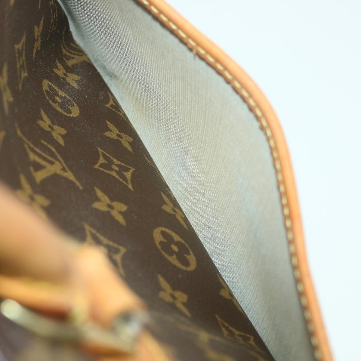 Louis Vuitton Brown Canvas Trouville handbag bag