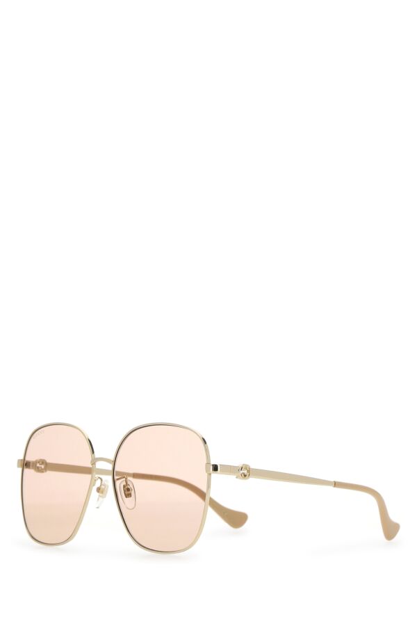 Gucci Woman Gold Metal Sunglasses