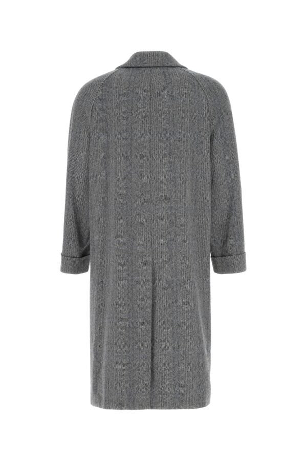 Gucci Man Embroidered Wool Blend Coat
