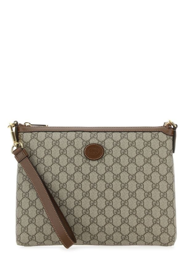 Gucci Man Gg Supreme Fabric Crossbody Bag