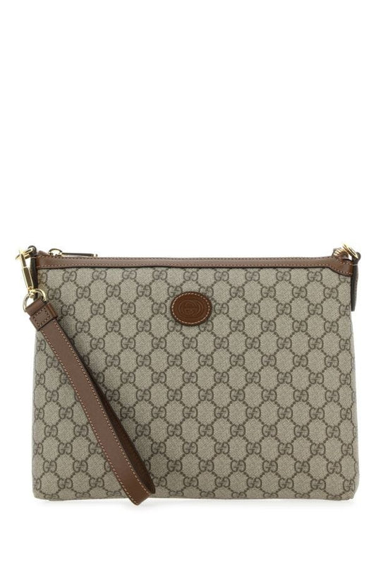 Gucci Man Gg Supreme Fabric Crossbody Bag