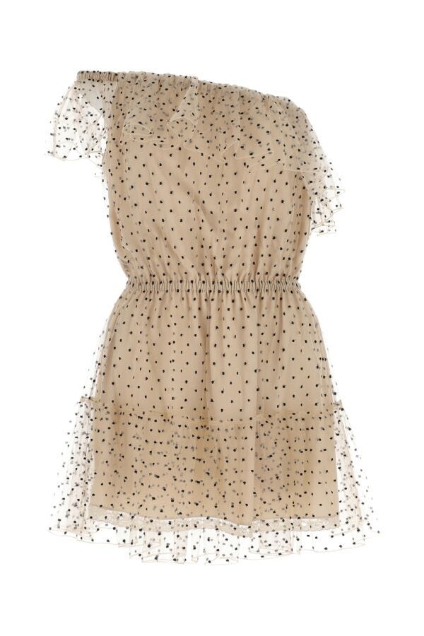 Gucci Woman Embroidered Tulle Mini Dress