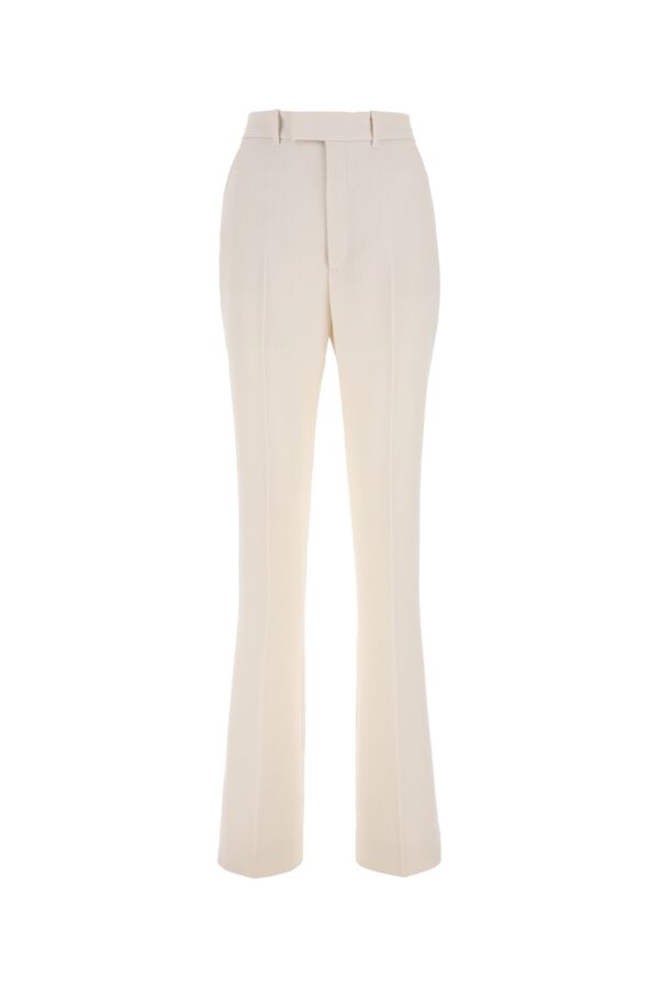Gucci Woman Ivory Crepe Pant