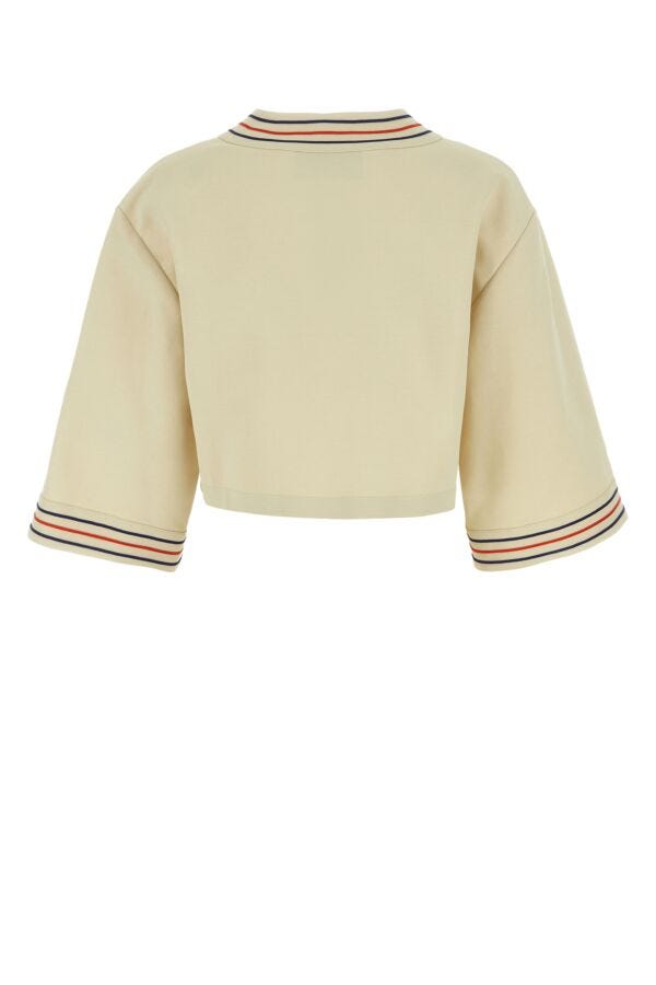 Gucci Woman Sand Gauze Oversize Shirt