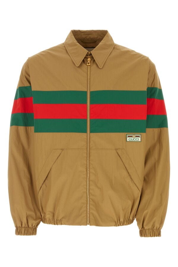 Gucci Man Cappuccino Cotton Jacket