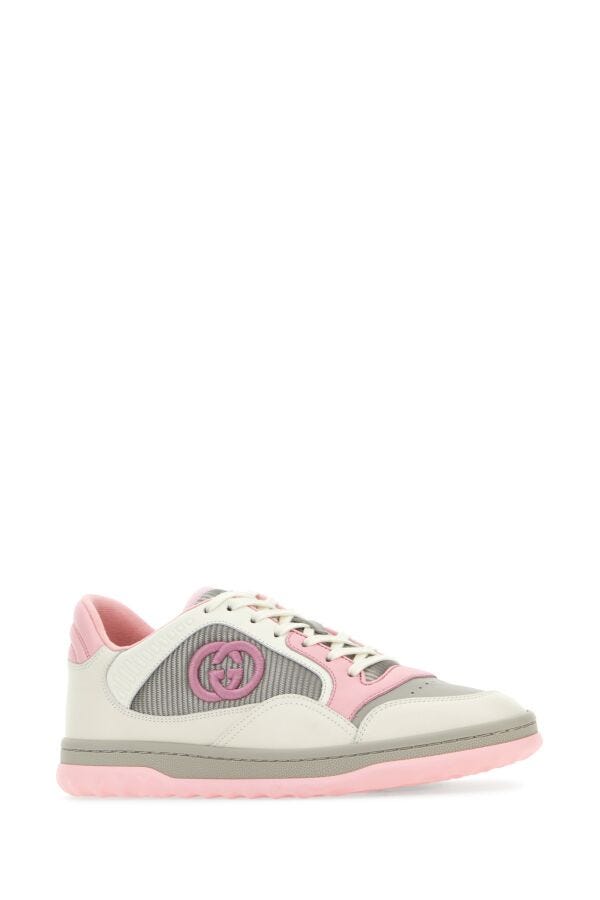 Gucci Woman Multicolor Fabric And Leather Mac80 Sneakers