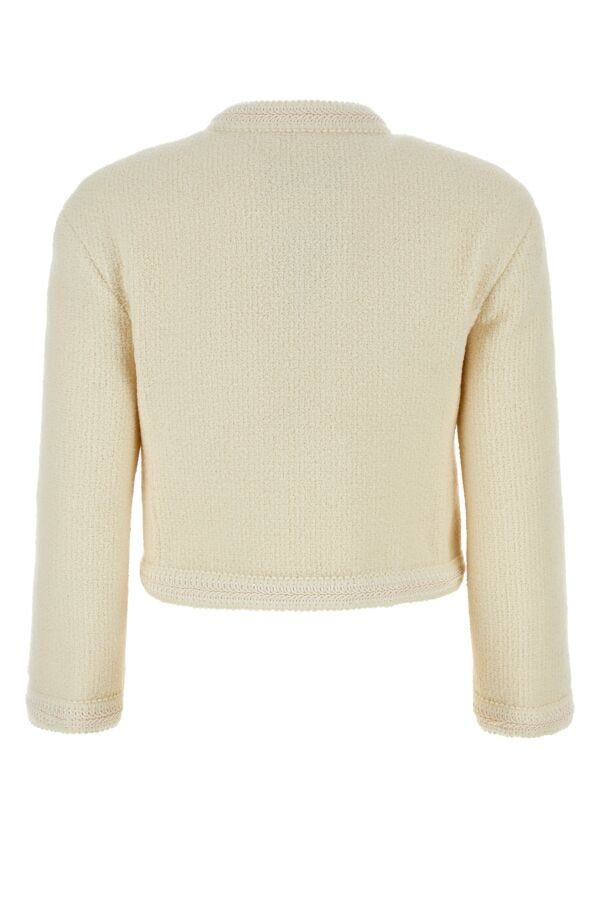 Gucci Woman Ivory Wool Blend Blazer