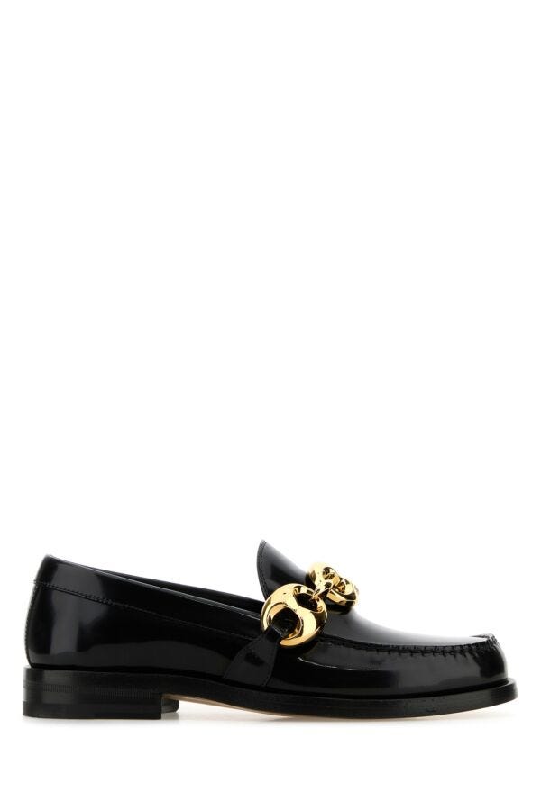 Gucci Woman Black Leather Loafers