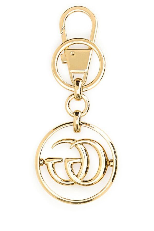 Gucci Man Gold Metal Keyring