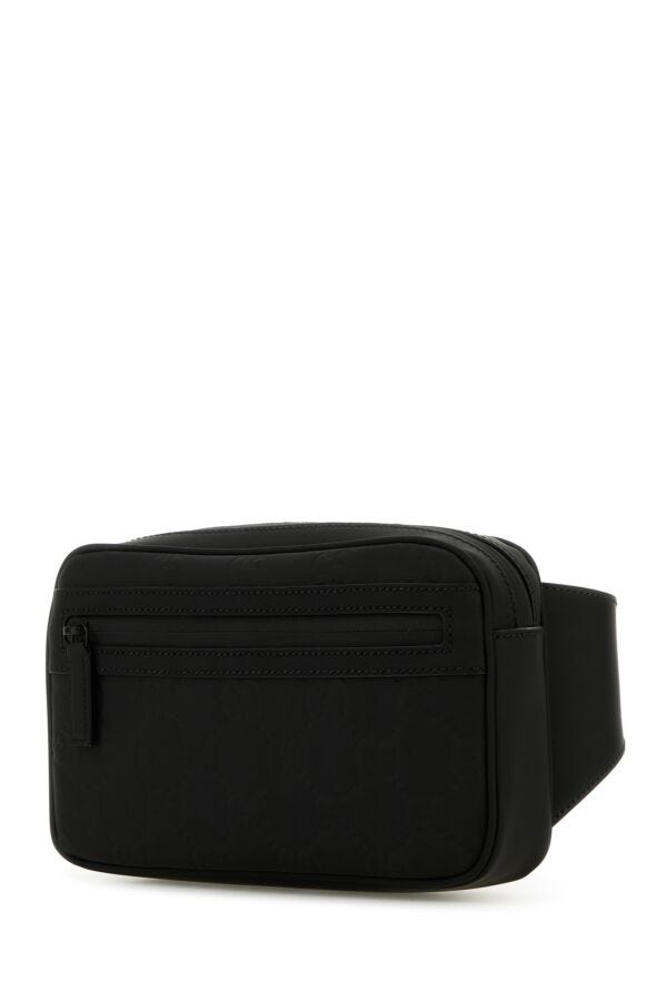 Gucci Man Black Leather Belt Bag