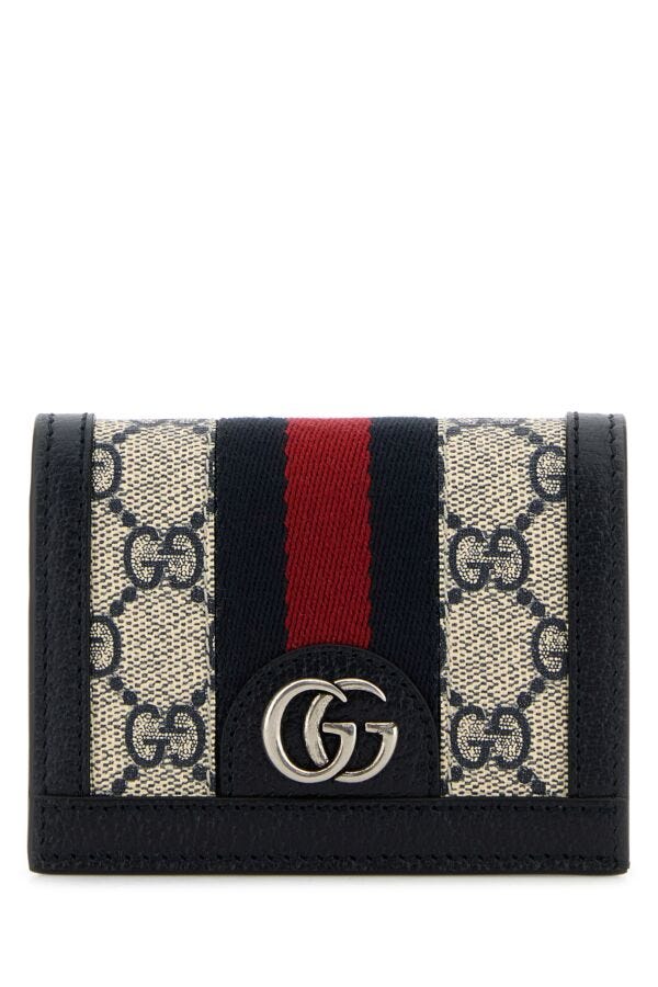Gucci Woman Printed Supreme Gg Fabric Ophidia Wallet
