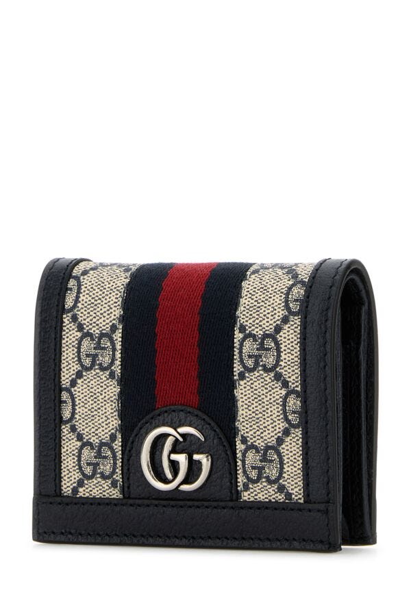 Gucci Woman Printed Supreme Gg Fabric Ophidia Wallet
