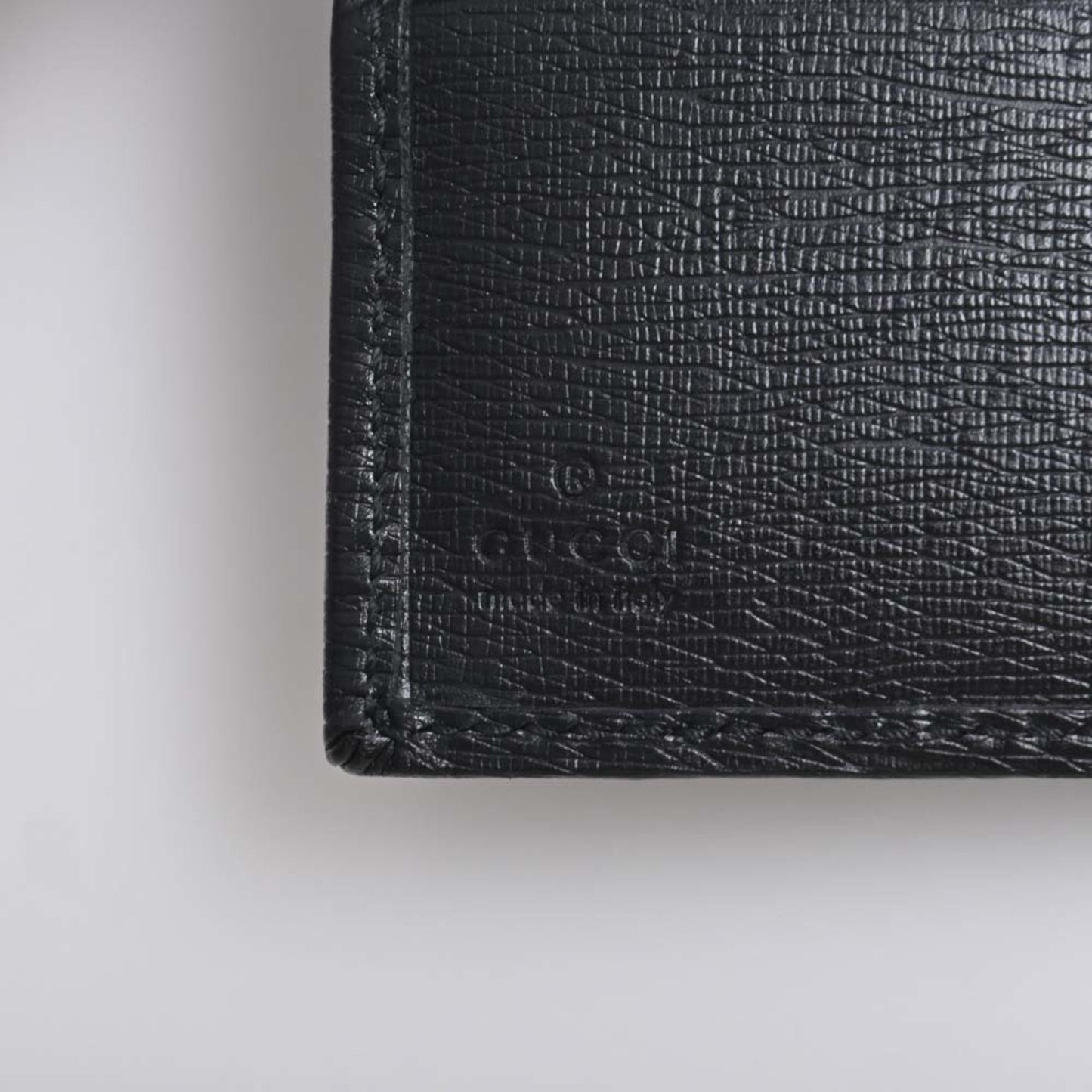 Gucci GG Canvas Belt Bifold Wallet 295610 Black Men's