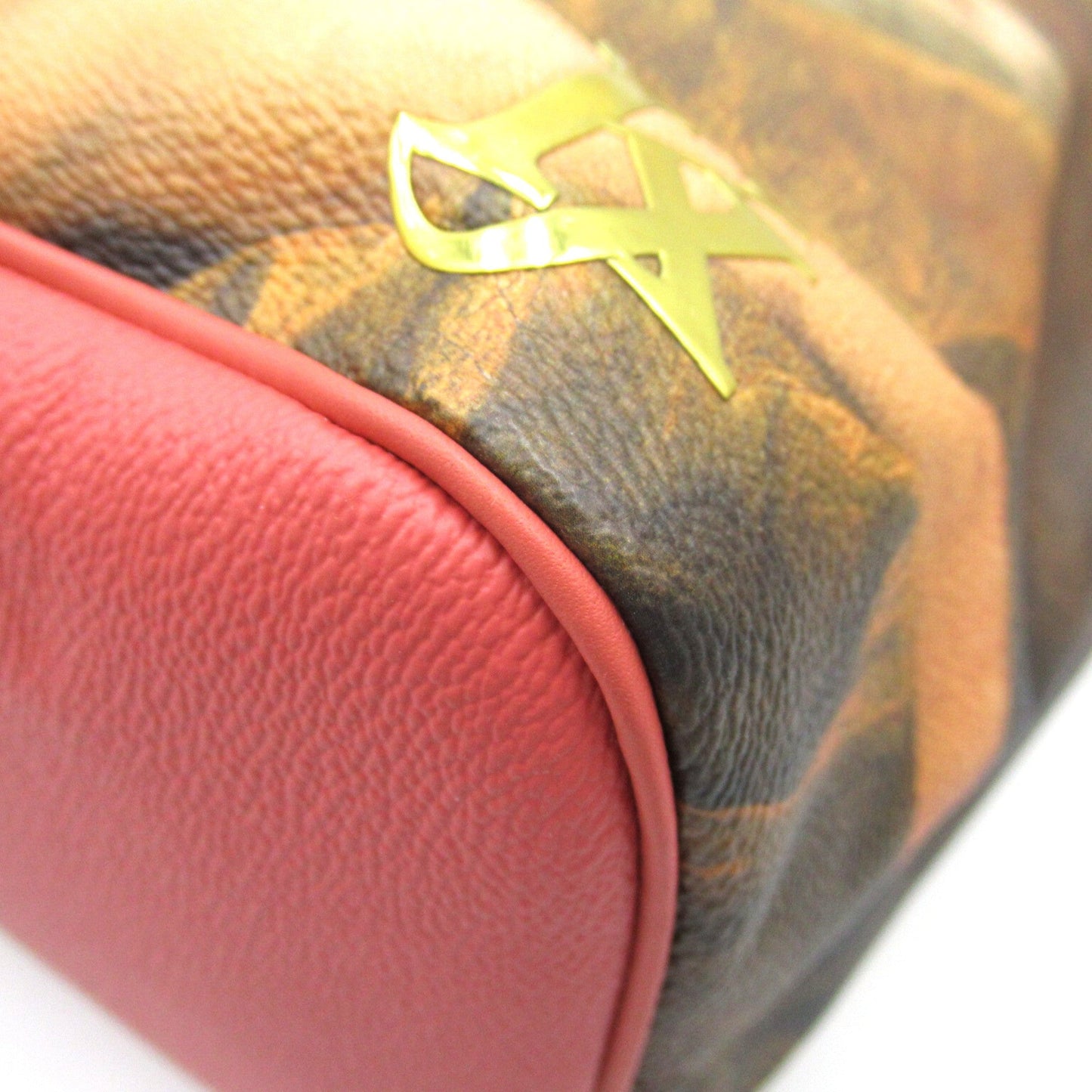 LOUIS VUITTON BOUCHER Neverfull MM Pink Beige Poppy petal Masters collection PVC coated canvas M43357