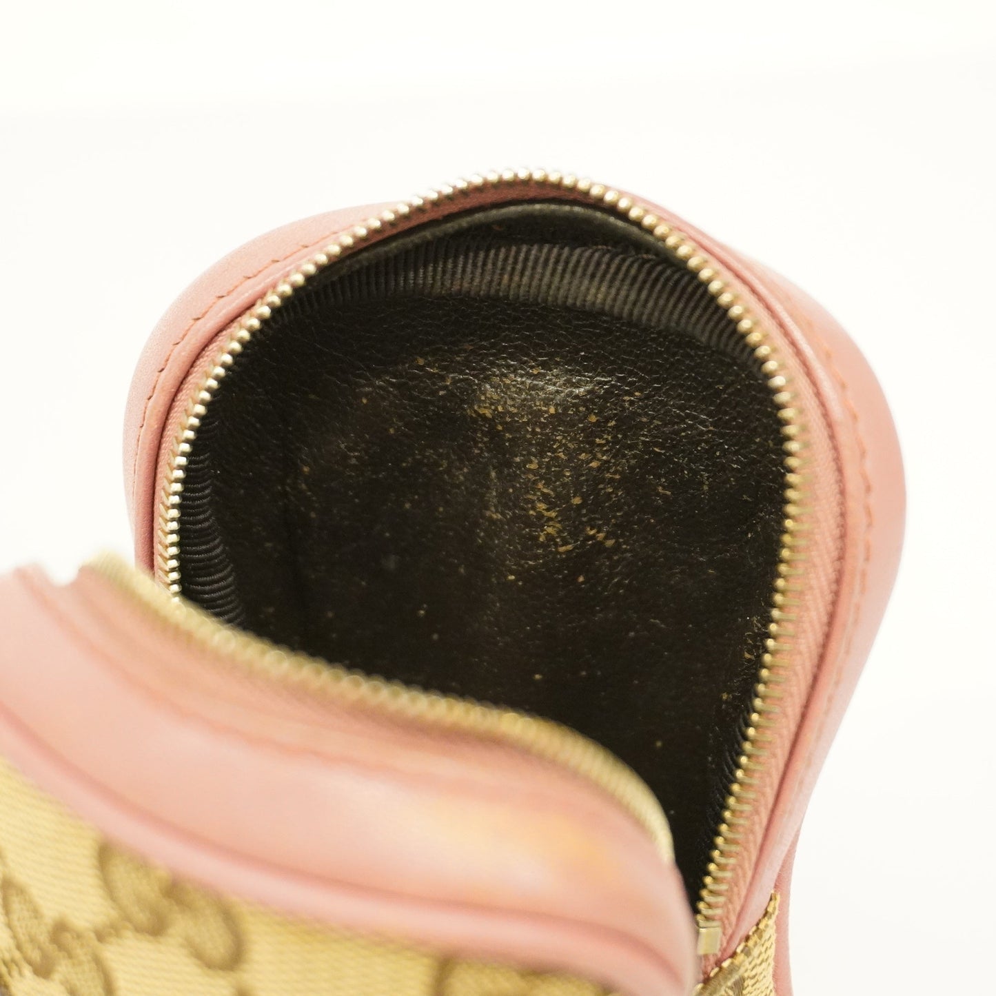 GUCCIAuth  Pouch 548393 Women's GG Canvas,Leather Beige,Pink