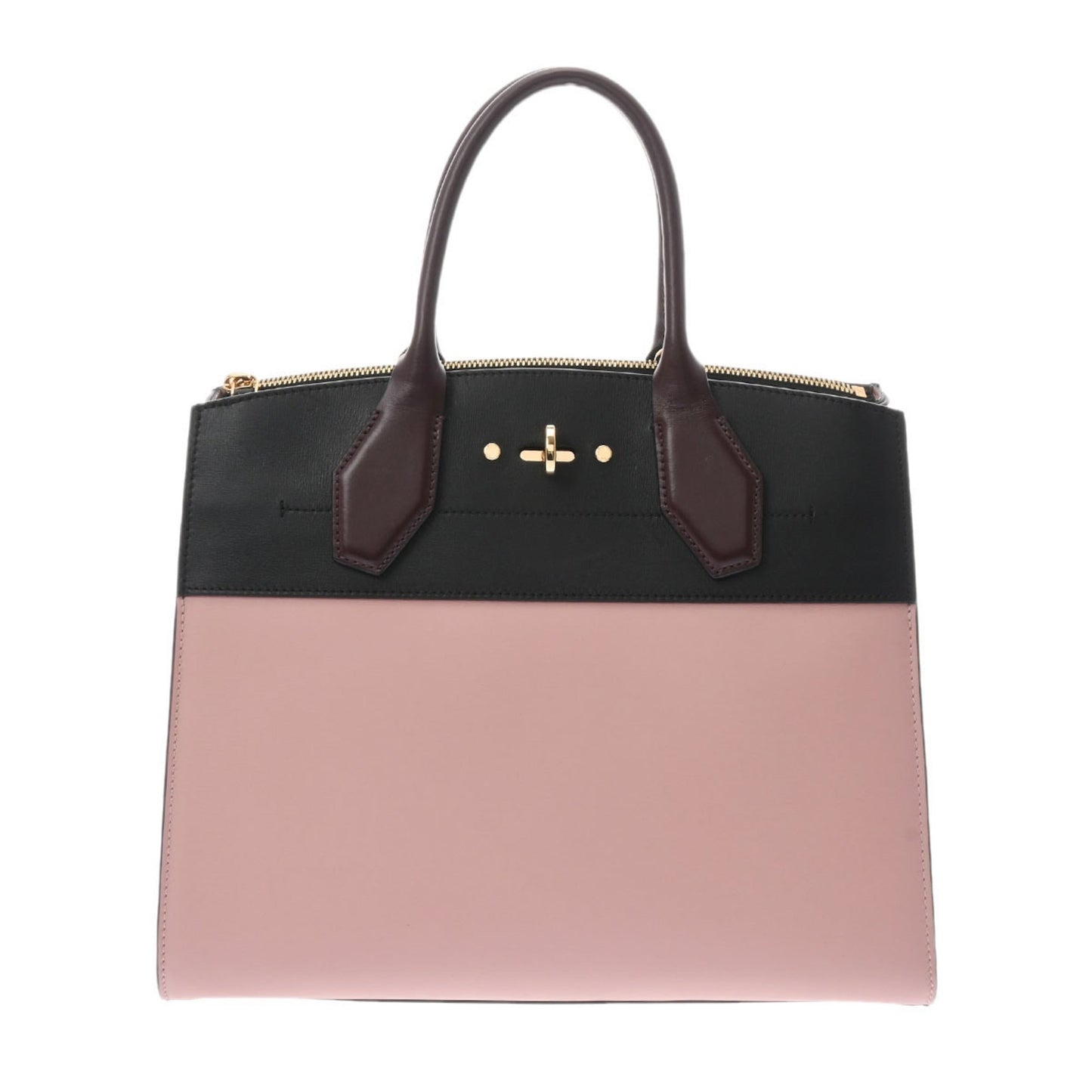 LOUIS VUITTON City Steamer MM Magnolia Noir Bordeaux M53019 Women's Leather Bag