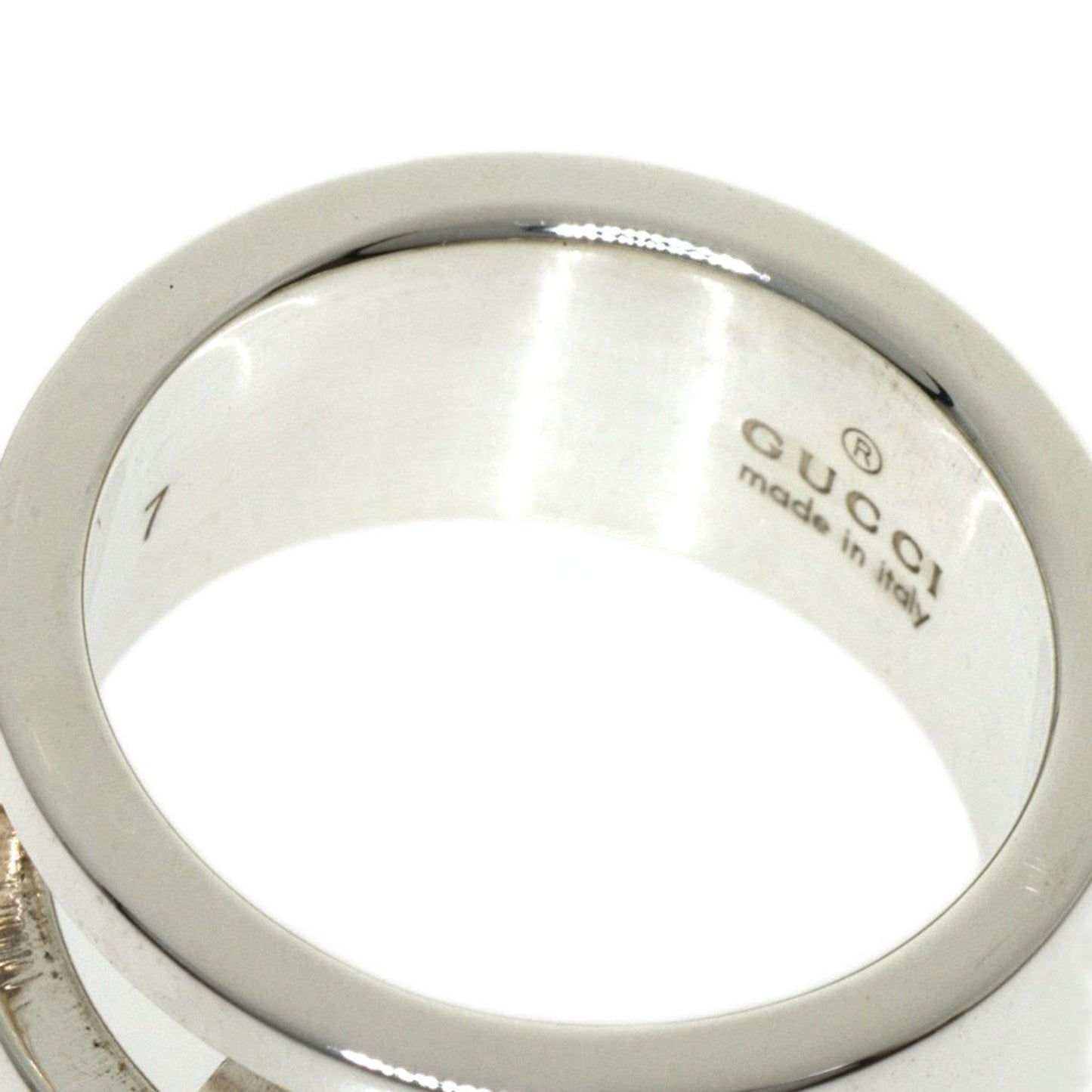 Gucci G #7 Ring Silver Ladies GUCCI