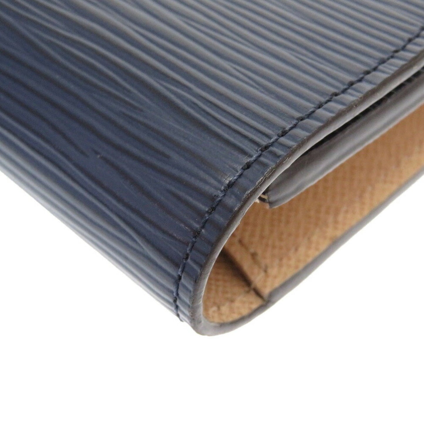 Louis Vuitton Epi Portefeuille Emily M60854 Leather Andigo Blue Long Wallet