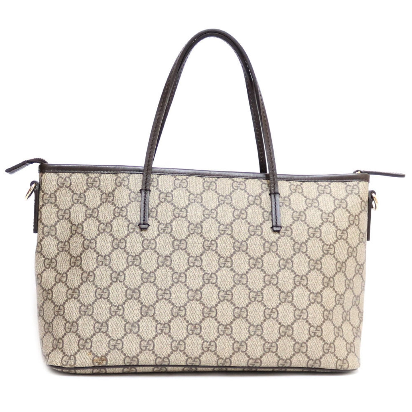 Gucci Shoulder Bag GG Supreme 2way Handbag Brown Ladies Canvas