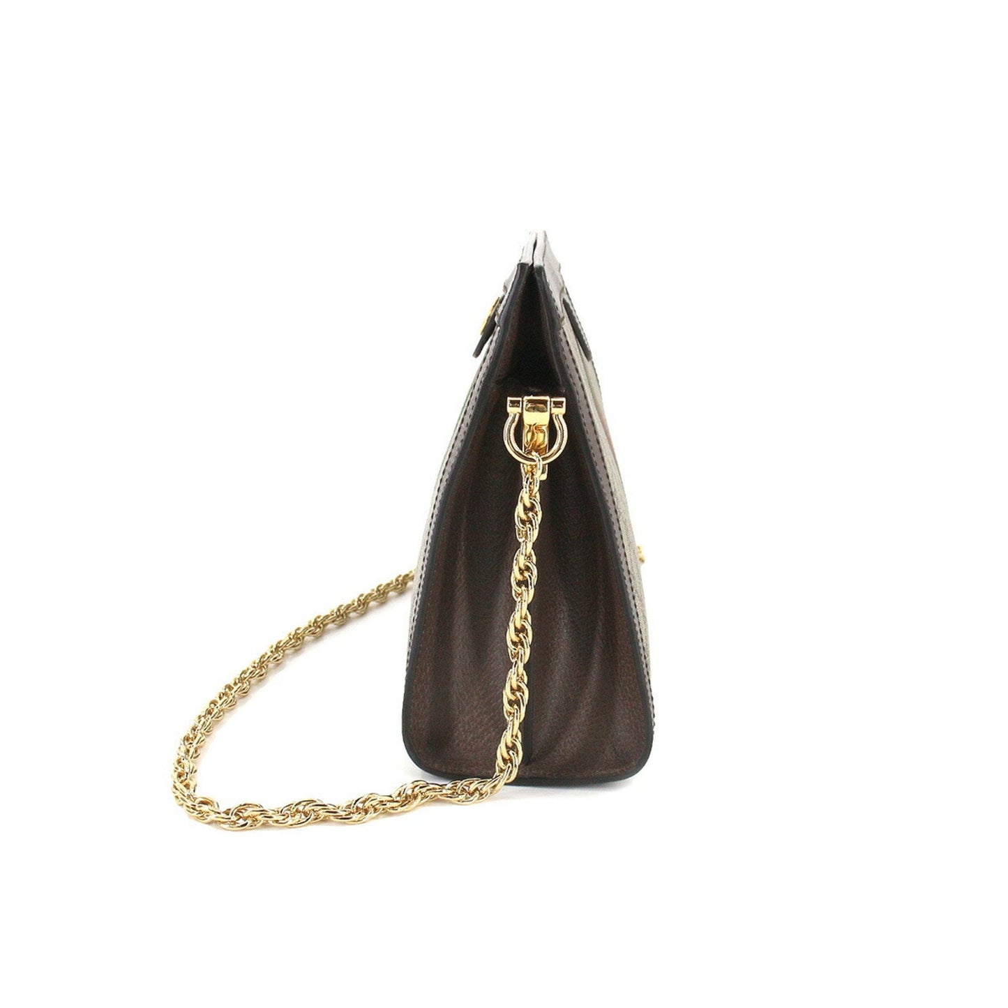 Gucci Ophidia GG Supreme Medium Shoulder Bag Leather Beige Brown 503876