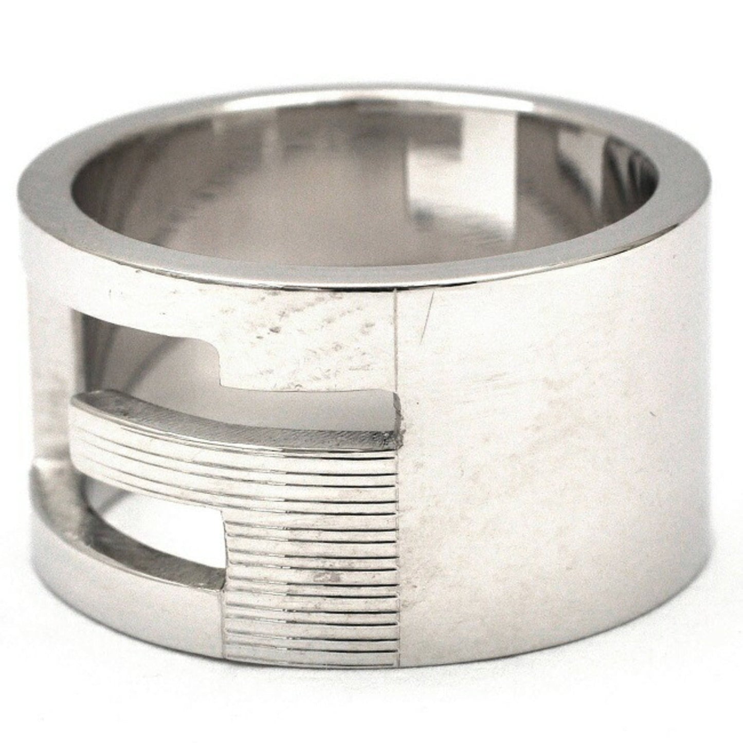 Gucci Ring Silver Branded Regular 032661-09840-8106 925 GUCCI Finished No. 14 # Band Men's Women's Unisex