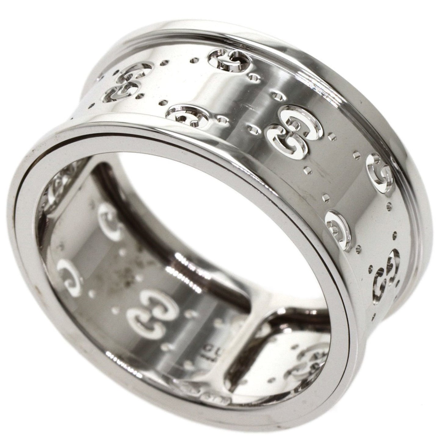 Gucci Icon #16 Ring K18 White Gold Ladies GUCCI