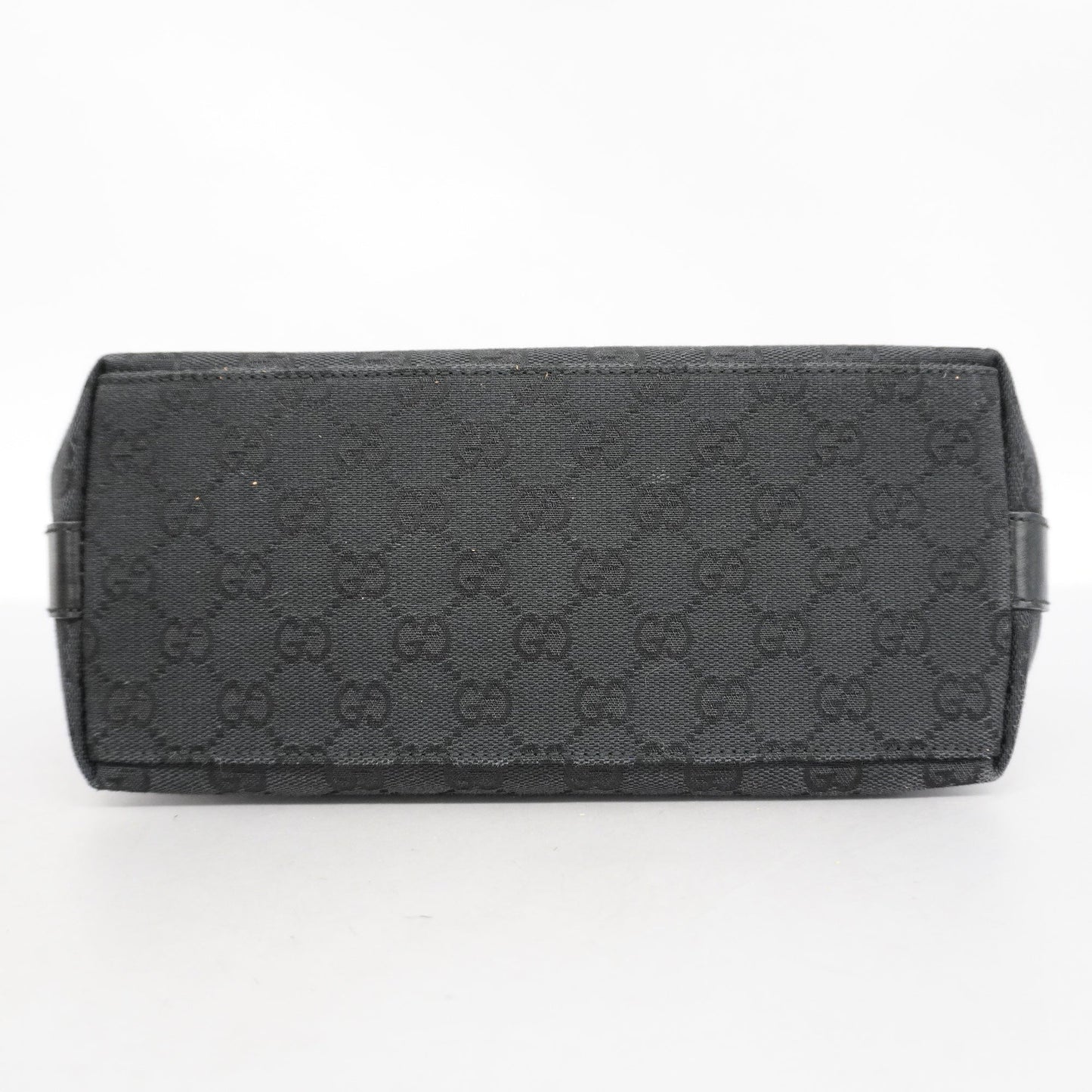 GUCCI  000 0602 Women's GG Canvas Hand Bag Black