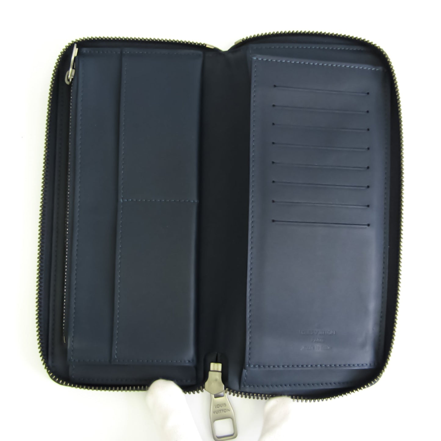 Louis Vuitton Damier Infini Zippy Wallet Vertical N63549 Men's Damier Infini Long Wallet (bi-fold) Cosmos